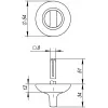 Ручка Fuaro (Фуаро) поворотная BKW8 RM-SG/GP-4