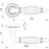 Ручка Armadillo (Армадилло) раздельная Bella CL2 GP-4 Золото