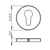 Накладка Armadillo (Армадилло) CYLINDER ET URS SN-3 Матовый никель