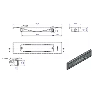 Ручка раздвижная SYSTEM SY4340 096 мм ABM (матовая бронза) 1 шт