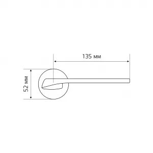 Дверная ручка Extreza Hi-Tech 