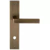 Дверная ручка на планке Extreza ENZO-PL11-WC96-F03 (ENZO 117) матовая бронза