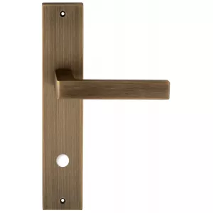 Дверная ручка на планке Extreza ENZO-PL11-WC96-F03 (ENZO 117) матовая бронза