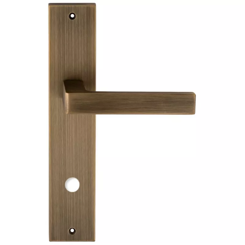 Дверная ручка на планке Extreza ENZO-PL11-WC96-F03 (ENZO 117) матовая бронза