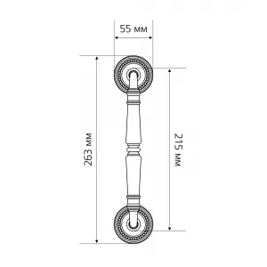 Ручка дверная скоба Extreza 