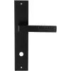 Дверная ручка на планке Extreza ENZO-PL11-WC96-F22 (ENZO 117) черный матовый