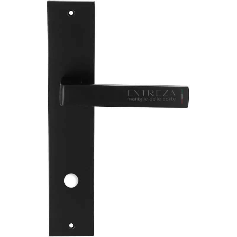 Дверная ручка на планке Extreza ENZO-PL11-WC96-F22 (ENZO 117) черный матовый