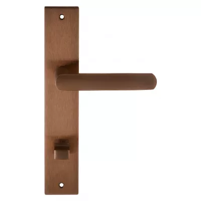 Дверная ручка на планке Extreza AQUA-PL13-WC-96-F09-PVD (AQUA 113) медь покрытие PVD