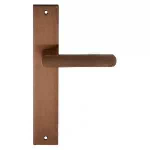 Дверная ручка на планке Extreza AQUA-PL13-F09-PVD (AQUA 113) медь покрытие PVD