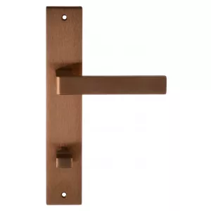 Дверная ручка на планке Extreza ENZO-PL13-WC-96-F09-PVD (ENZO 117) медь PVD