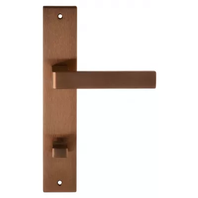 Дверная ручка на планке Extreza ENZO-PL13-WC-96-F09-PVD (ENZO 117) медь PVD