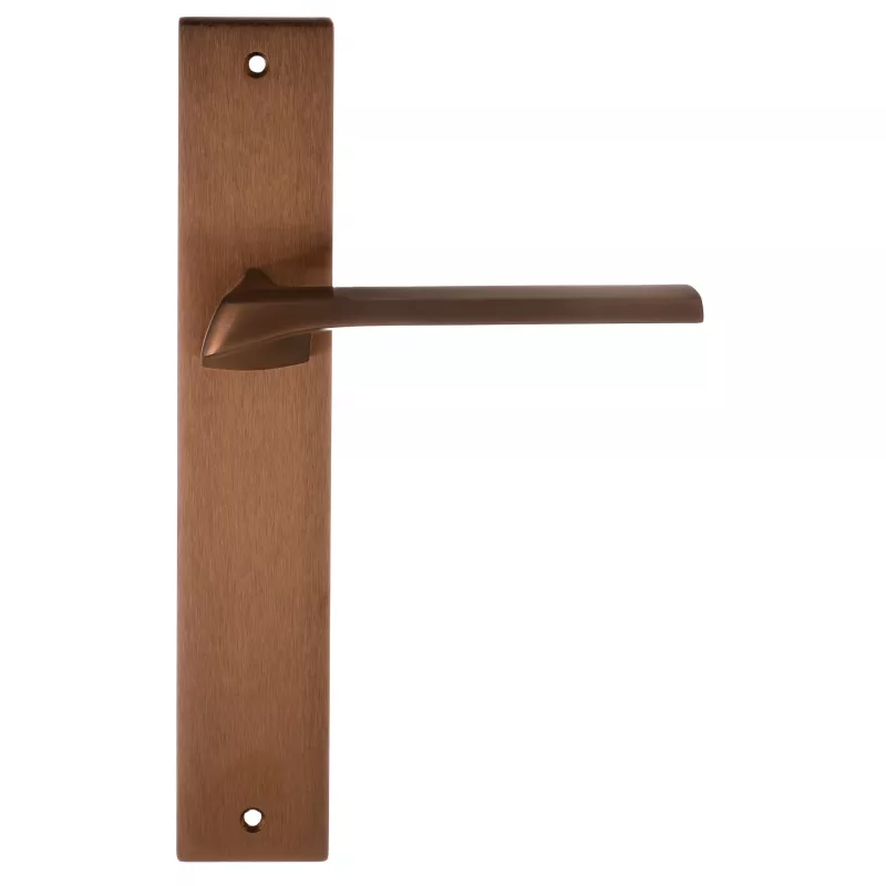 Дверная ручка на планке Extreza ERICA-PL13-F09-PVD (ERICA 119) медь покрытие PVD