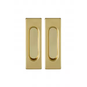 Ручка купе Extreza Hi-Tech P401 полированная латунь PVD F06 (пара 2 шт.)