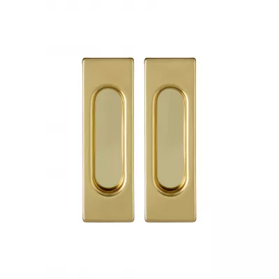 Ручка купе Extreza Hi-Tech P401 полированная латунь PVD F06 (пара 2 шт.)