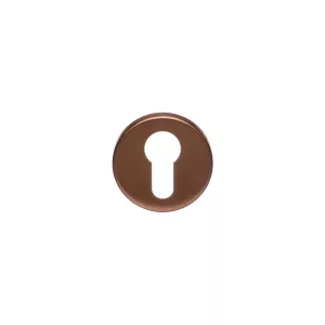 Накладка под цилиндр Extreza CYL-R12-F09-PVD (круглое основание 7 мм) медь покрытие PVD