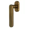 Ручка оконная Extreza JEMMA 116 (овал. основание HW, сплав Zamak, бронза матовая, гальв. покрытие, Италия)