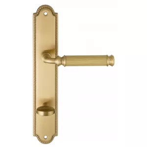 Дверная ручка на планке Extreza BENITO-PL03-WC-96-F07 (BENITO 307) матовая латунь глянец