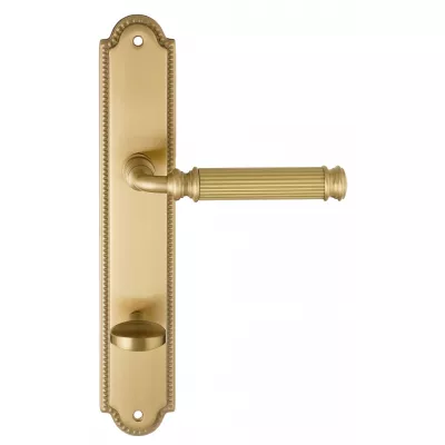 Дверная ручка на планке Extreza BENITO-PL03-WC-96-F07 (BENITO 307) матовая латунь глянец