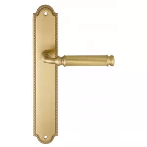 Дверная ручка на планке Extreza BENITO-PL03-F07 (BENITO 307) матовая латунь глянец
