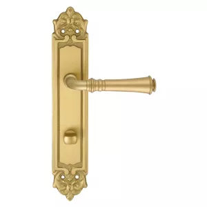 Дверная ручка на планке Extreza CANNA-PL02-WC-96-F02 (CANNA 327) матовая латунь