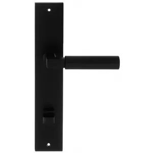 Дверная ручка на планке под фиксатор Extreza STEM-PL11-WC-96-F22 (STEM 135) черный