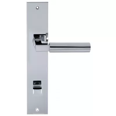 Дверная ручка на планке под фиксатор Extreza STEM-PL11-WC-96-F04 (STEM 135) полированный хром