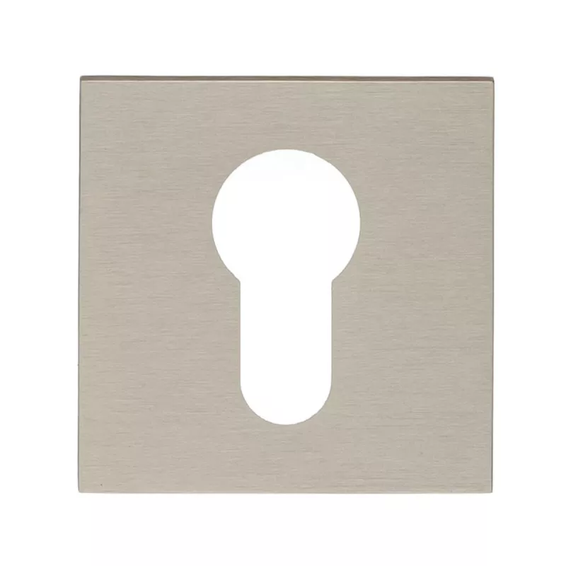 Накладка под цилиндр Extreza CYL-R15-F20 (квадратное основание 5 мм) матовый никель сатин