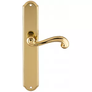 Дверная ручка на планке Extreza BERTA-PL01-F01 (BERTA 312) полированная латунь
