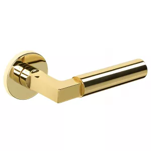 Дверная ручка Extreza STEM-R16-F01 (STEM 135) полированная латунь