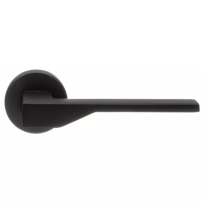 Дверная ручка Extreza Hi-Tech "ADONA" 122 круглая розетка R12 (7 мм) антрацит F27