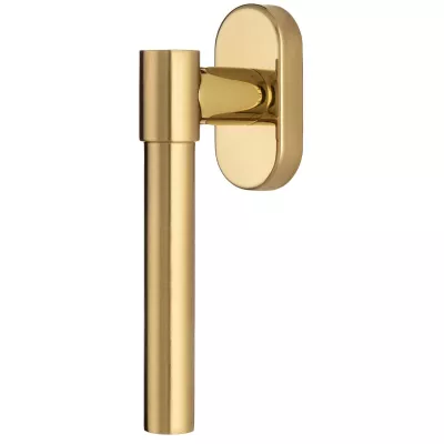 Ручка оконная Extreza "NUVO" (Нуво) 125 HW F07 — матовая латунь глянец / F01 — латунь