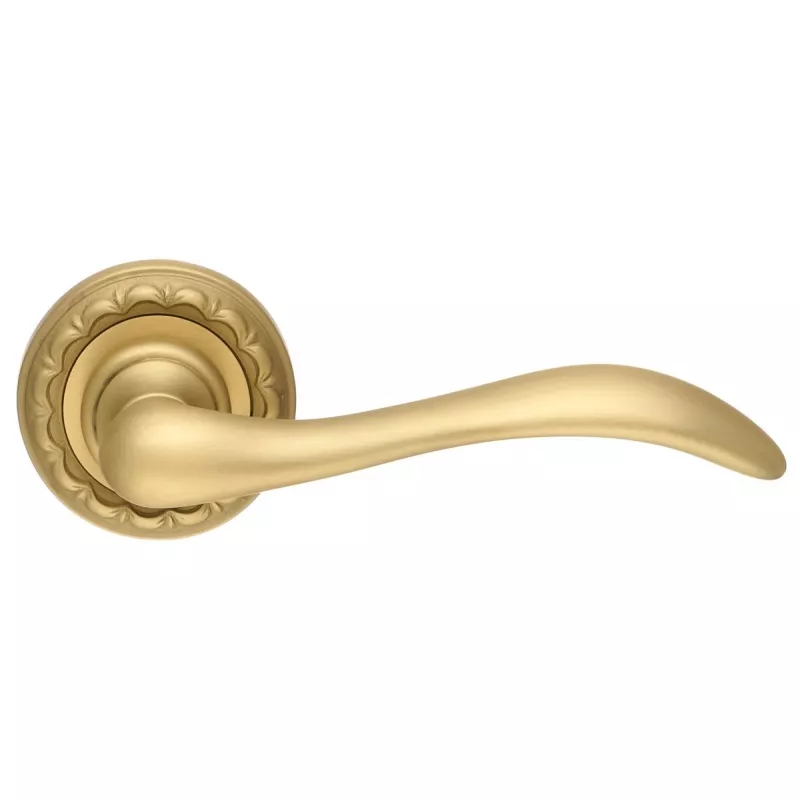 Дверная ручка Extreza Classic "AGATA" 310 круглая розетка R02 матовая латунь F02