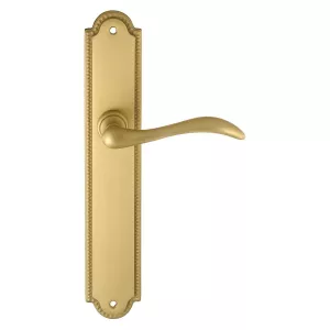 Дверная ручка на планке Extreza AGATA-PL03-F02 (AGATA 310) матовая латунь