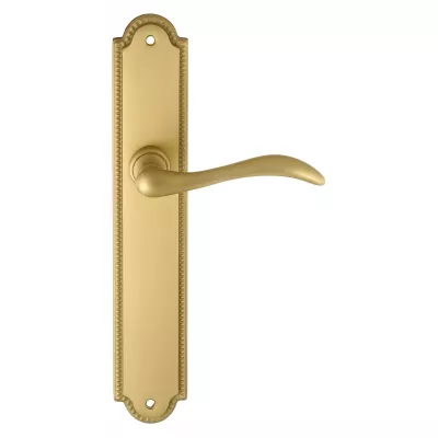 Дверная ручка на планке Extreza AGATA-PL03-F02 (AGATA 310) матовая латунь