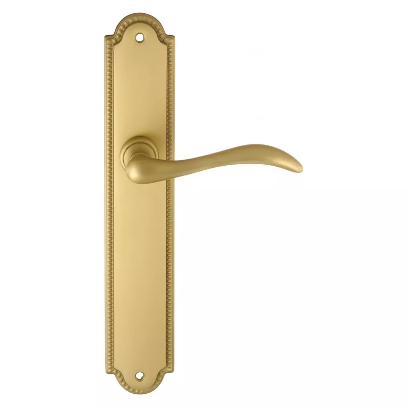 Дверная ручка на планке Extreza AGATA-PL03-F02 (AGATA 310) матовая латунь