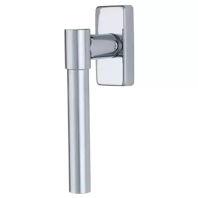 Ручка оконная Extreza Hi-Tech "NUVO" (Нуво) 125 HW матовый хром / хром F05/F04