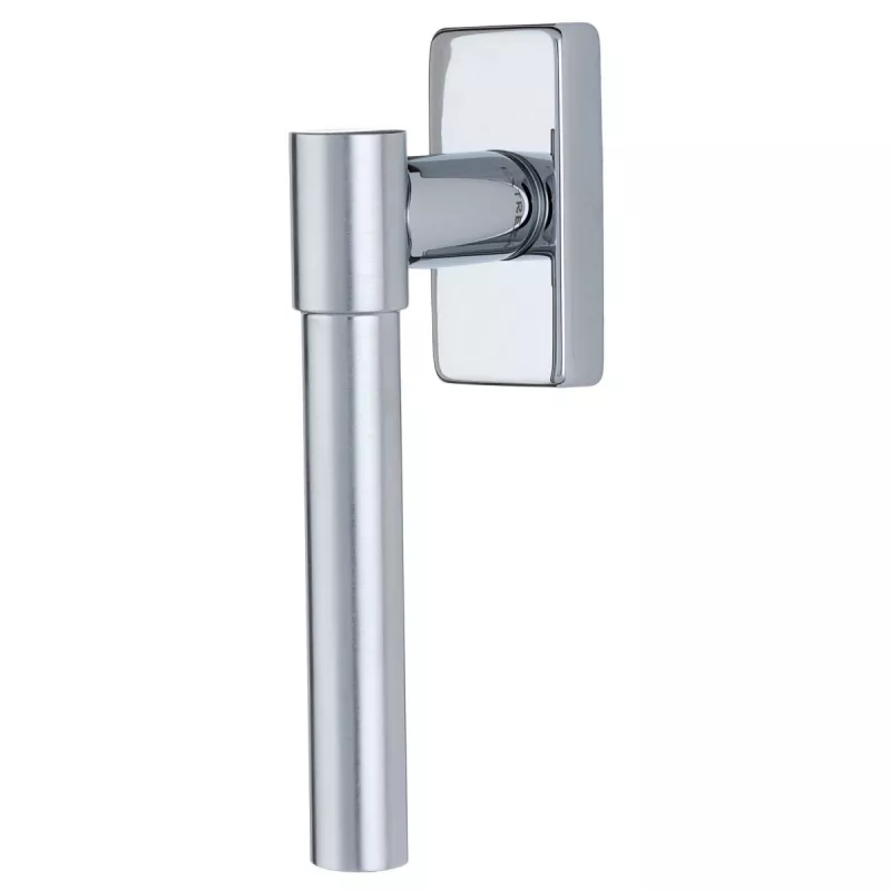 Ручка оконная Extreza Hi-Tech "NUVO" (Нуво) 125 HW матовый хром / хром F05/F04