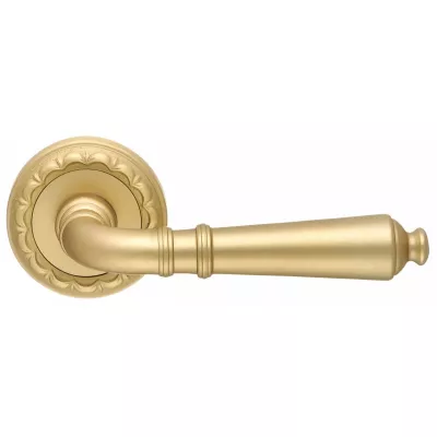 Дверная ручка Extreza Classic "PETRA" 304 круглая розетка R02 матоавя латунь F02