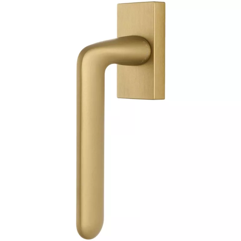 Ручка оконная Extreza Hi-Tech "VIKI" (Вики) 127 HW матовая латунь F02