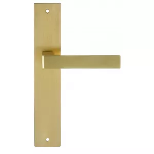 Дверная ручка на планке Extreza ENZO-PL13-PVD-F08 (ENZO 117) матовая латунь PVD
