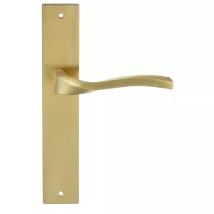 Дверная ручка на планке Extreza PERLA-PL13-F08 (PERLA 114) матовая латунь PVD