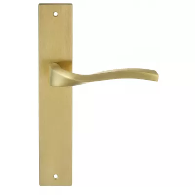 Дверная ручка на планке Extreza PERLA-PL13-F08 (PERLA 114) матовая латунь PVD