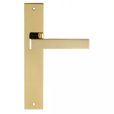 Дверная ручка на планке Extreza ENZO-PL13-PVD-F06 (ENZO 117) матовая латунь PVD