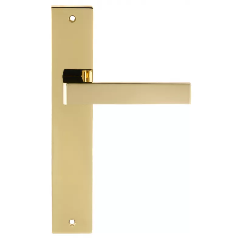 Дверная ручка на планке Extreza ENZO-PL13-PVD-F06 (ENZO 117) матовая латунь PVD