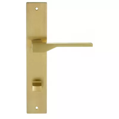 Дверная ручка на планке Extreza Hi-Tech "ADONA" 122 PL13-WC-96 матовая латунь PVD F08