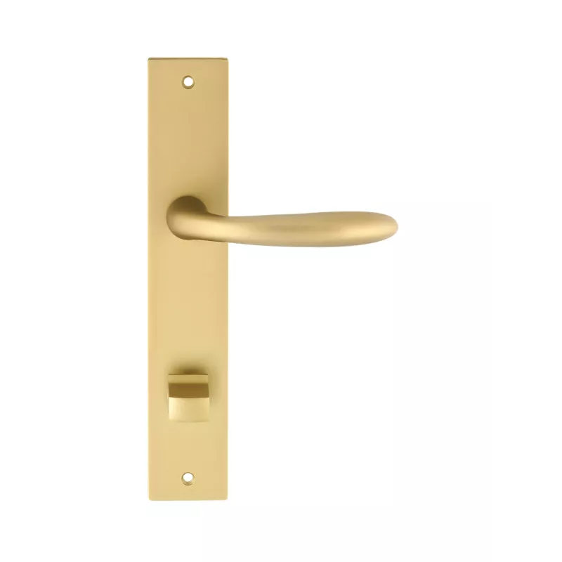 Дверная ручка на планке Extreza Hi-Tech "COMO" 322 PL13-WC-96 матовая латунь F02