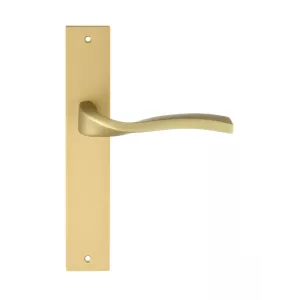 Дверная ручка на планке Extreza PERLA-PL13-F02 (PERLA 114) матовая латунь