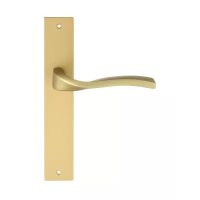 Дверная ручка на планке Extreza PERLA-PL13-F02 (PERLA 114) матовая латунь