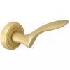 Дверная ручка Extreza "CALIPSO" (Калипсо) 311 на розетке R03 матовая латунь F02