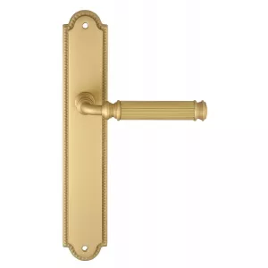 Дверная ручка на планке Extreza BENITO-PL03-F02 (BENITO 307) матовая латунь